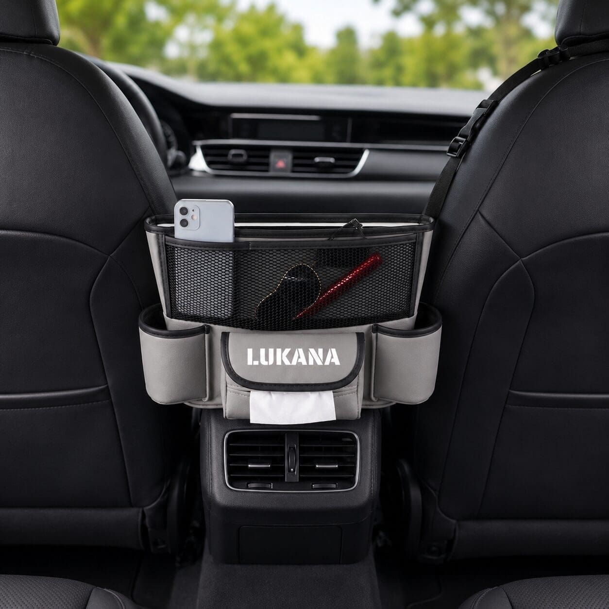 Lukana Auto Organizer Achterin de Auto