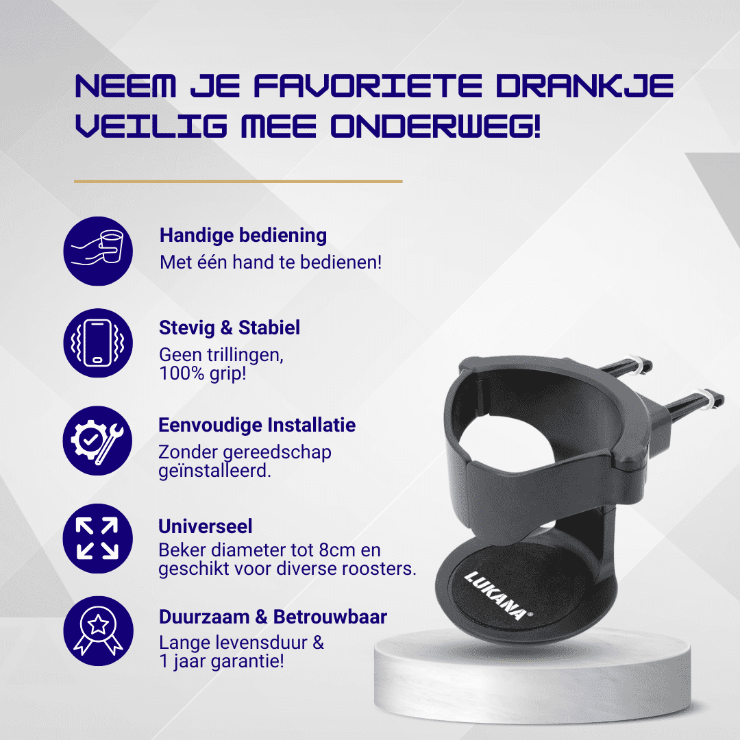 Lukana Bekerhouder Auto