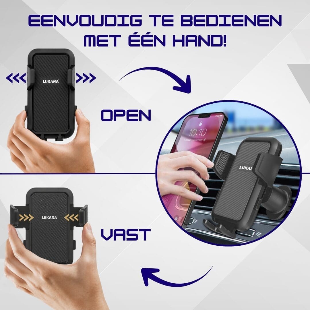 Lukana M-912 Telefoonhouder Auto Eenvoudig Te Bedienen