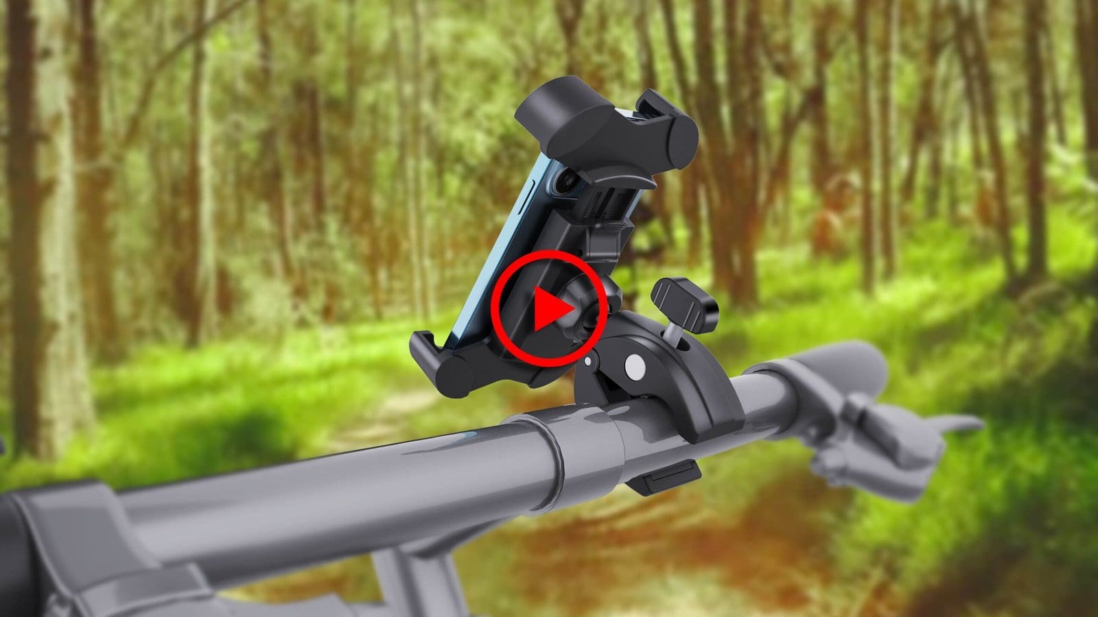 Lukana Telefoonhouder Fiets - Fatbike - Kinderwagen - Step video