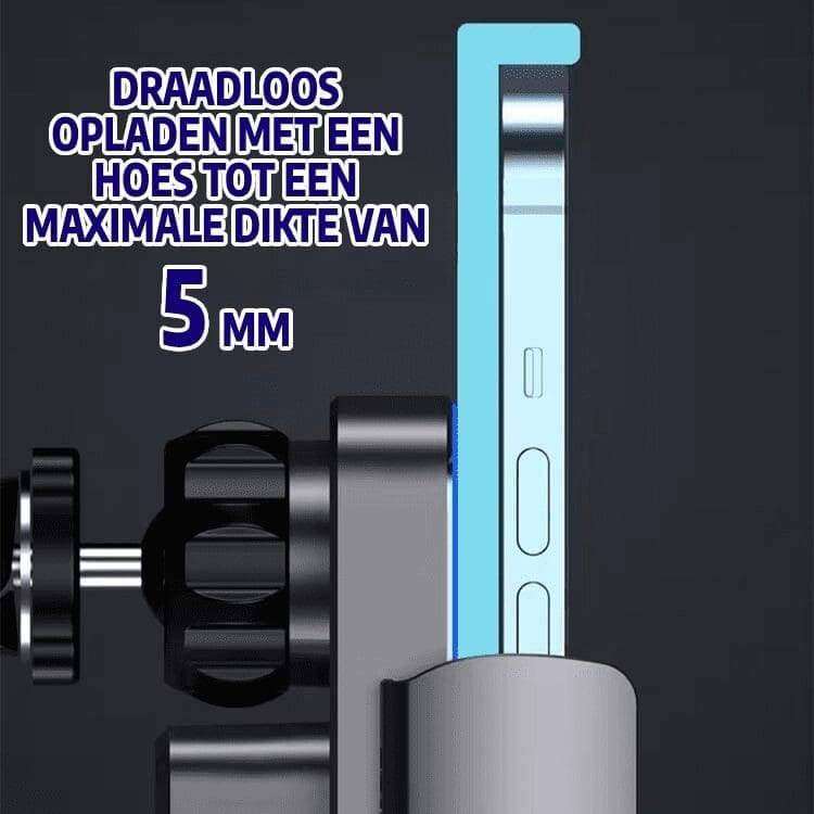 Lukana S-2912 Telefoonhouder Auto 15W Draadloos Opladen