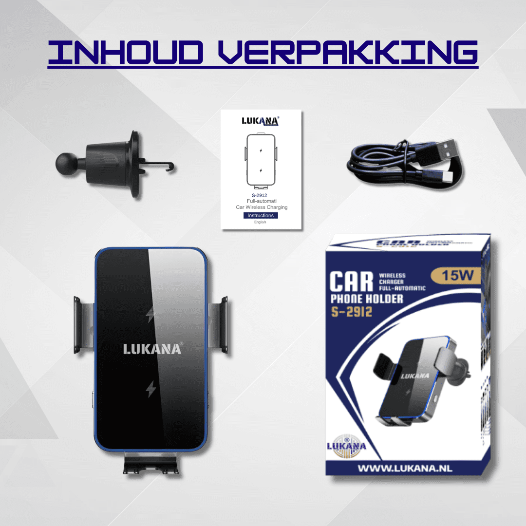 Lukana S-2912 Telefoonhouder Auto Inhoud Verpakking