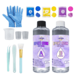 Lukana Epoxy Giethars (A+B) - 500gr - Transparant