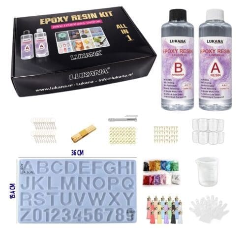 Lukana Epoxy Giethars Starterspakket - Voordeelpakket 2