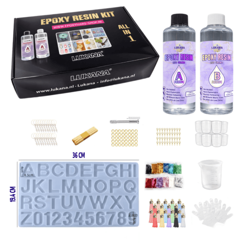 Lukana Epoxy Giethars Starterspakket - Voordeelpakket 2