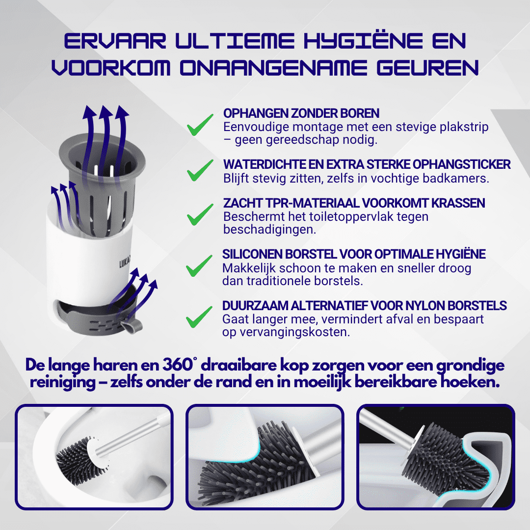 Lukana Siliconen Toiletborstel