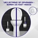 Lukana Toiletborstel Vrijstaand of Ophangen