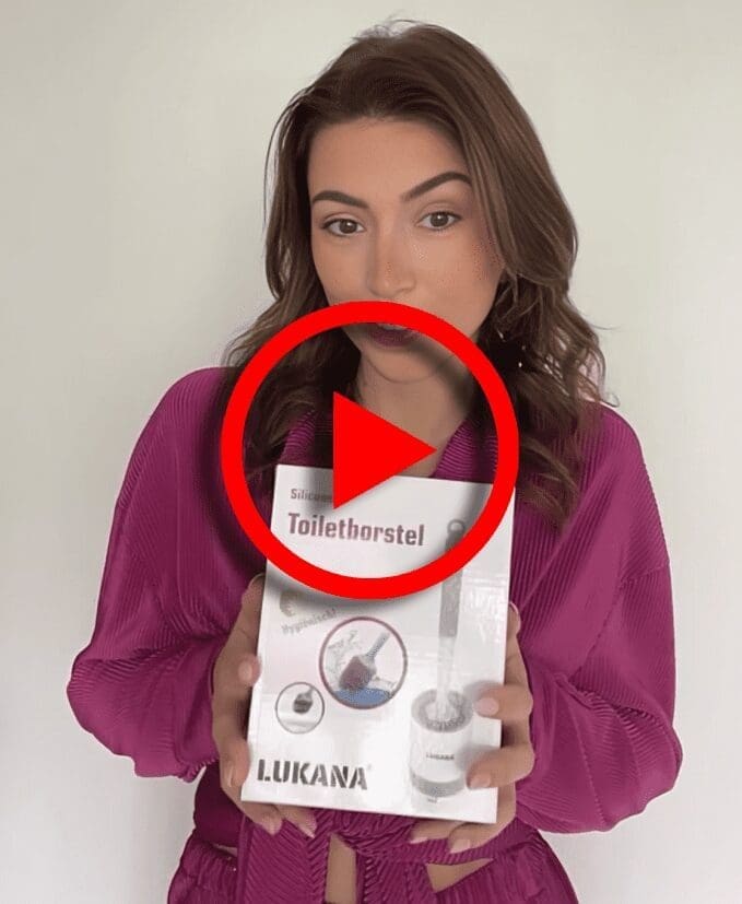 Lukana siliconen toiletborstel