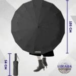 Lukana Stormparaplu afmetingen