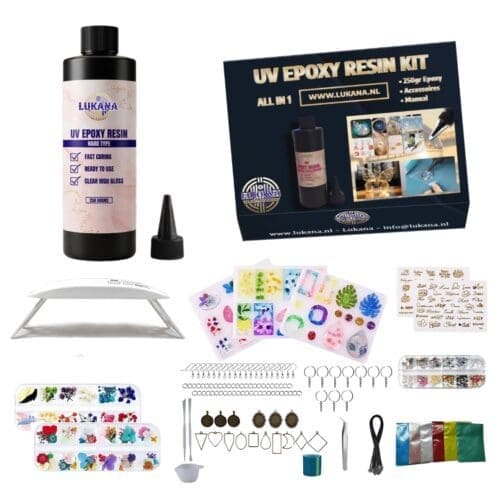 Lukana UV Epoxy Resin Sieradenpakket