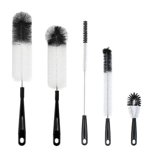 Lukana Flessenborstel Set - 5-delig - Flessenreiniger