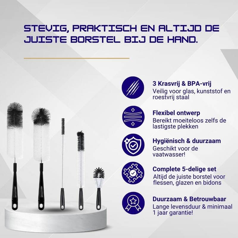 Lukana Flessenborstel Set (5)