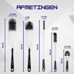 Lukana Flessenborstel Set Afmetingen